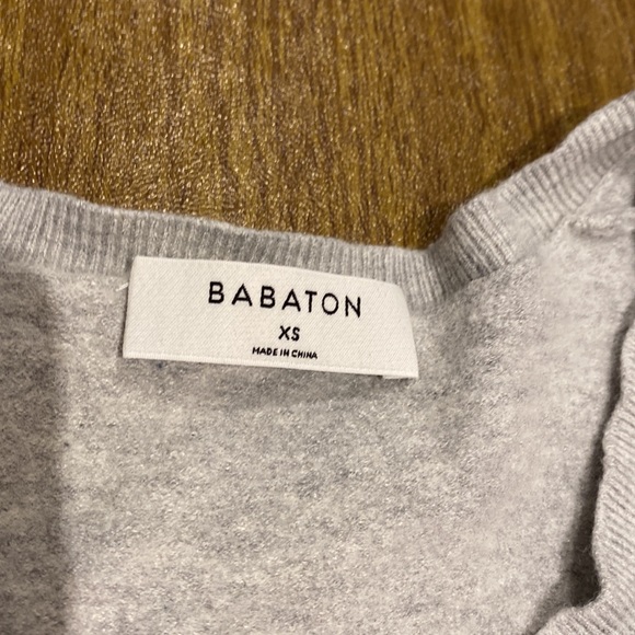 Grey Wool Babaton Shirt - Picture 2 of 6